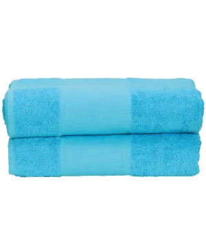 Aqua Blue - ARTG® PRINT-Me® bath towel